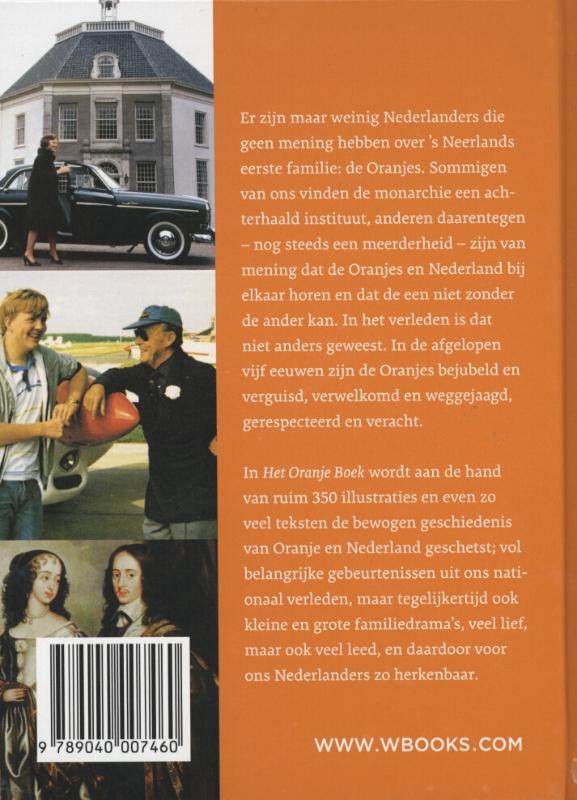 Achterkant van Het Oranje boek