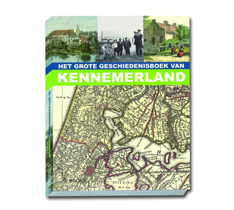Achterkant van het grote geschiedenisboek van kennemerland