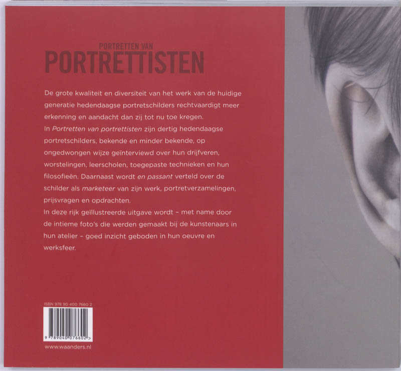 Achterkant van Portretten van portrettisten