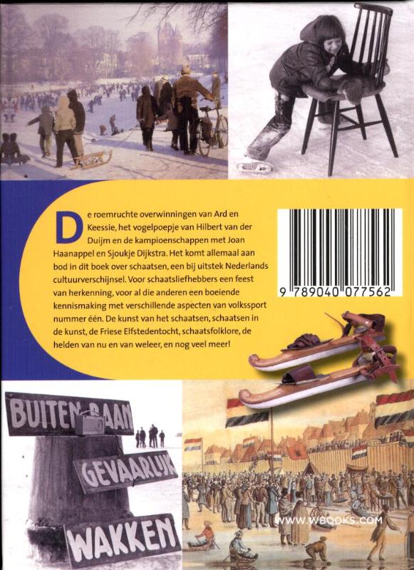 Achterkant van Het Schaats Boek