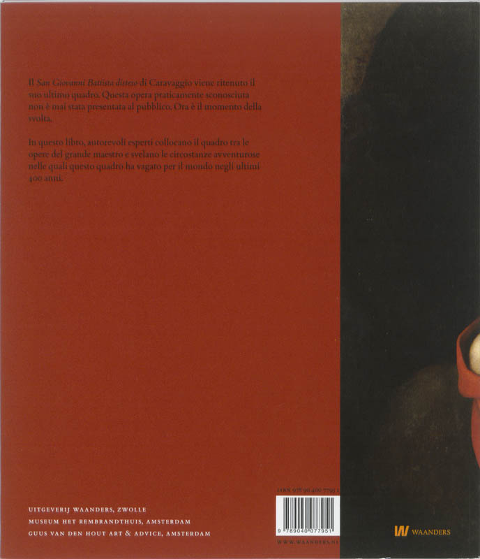 Achterkant van L'ultimo Caravaggio