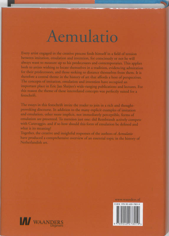 Achterkant van Aemulatio
