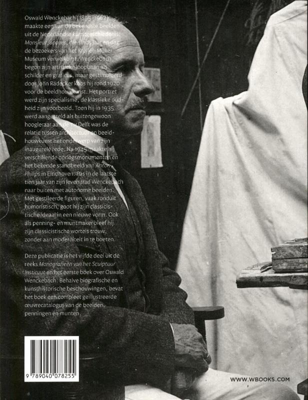Achterkant van Oswald Wenckebach