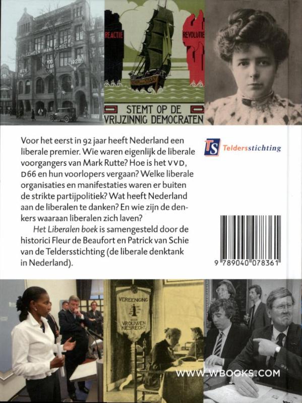 Achterkant van Het Liberalen boek
