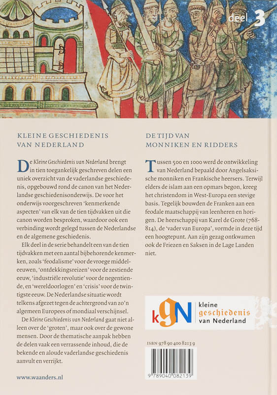 Achterkant van Tijd van monniken en ridders 500-1000