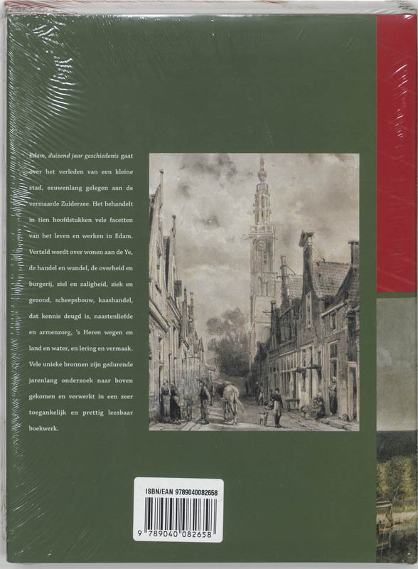 Achterkant van Geschiedenis van Edam