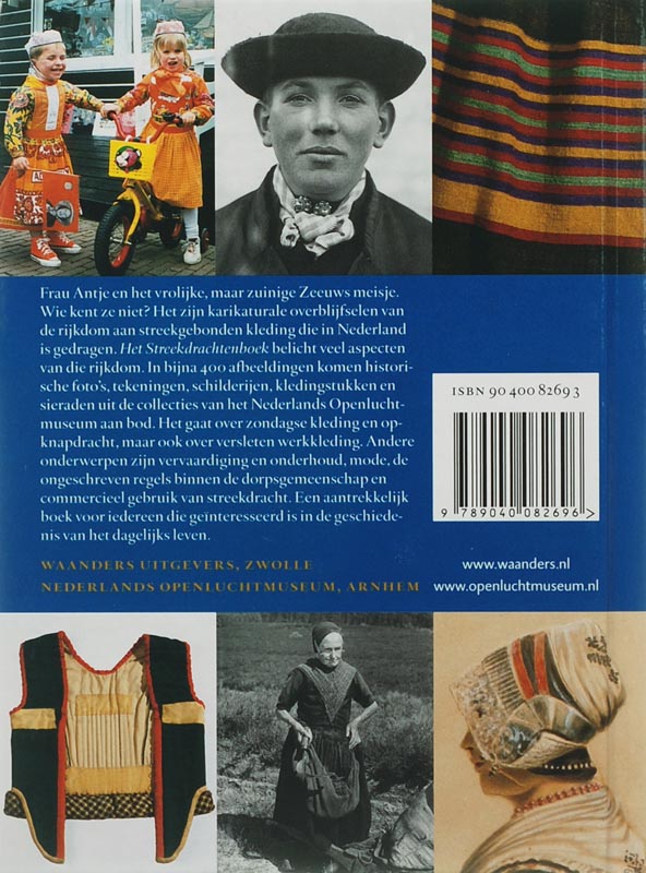 Achterkant van Streekdrachten Boek