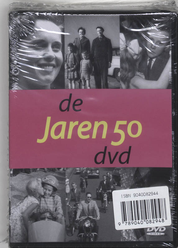Achterkant van Het jaren 50 boek