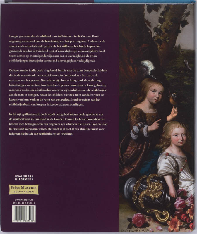Achterkant van Friese schilderkunst in de Gouden Eeuw