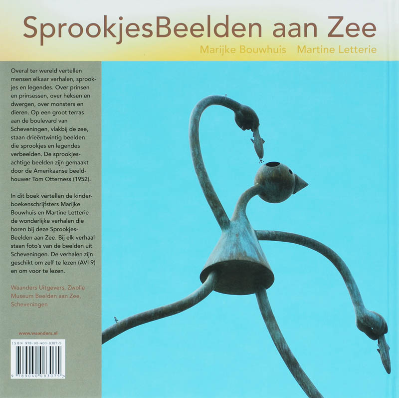 Achterkant van SprookjesBeelden aan Zee