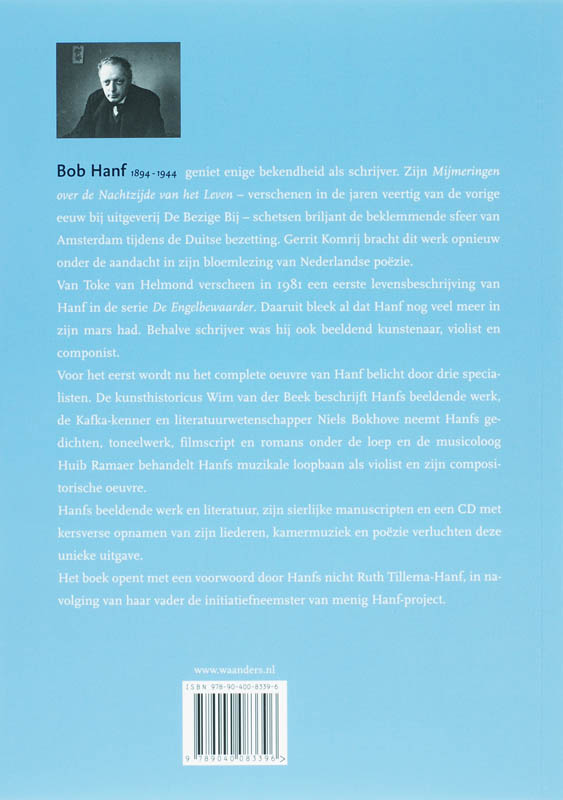 Achterkant van Bob Hanf