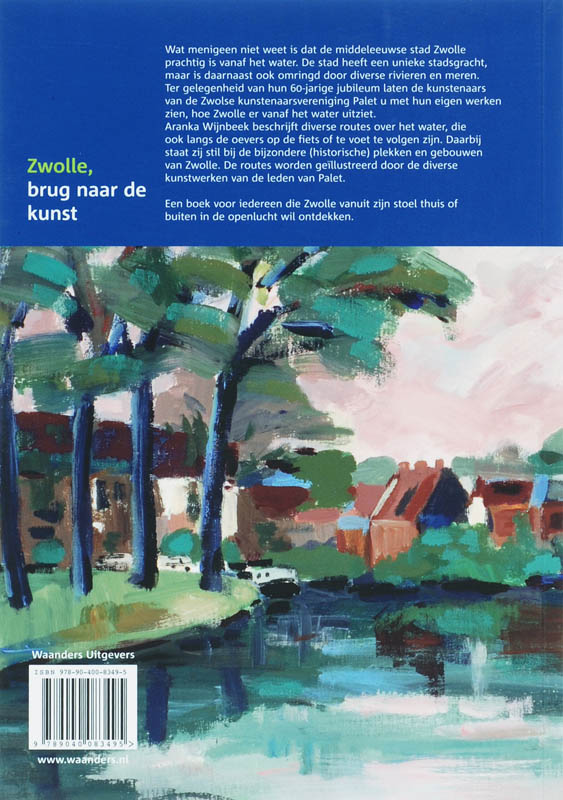 Achterkant van Zwolle brug naar de kunst
