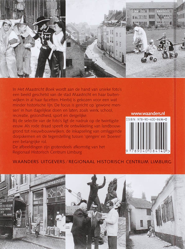 Achterkant van Het Maastricht Boek