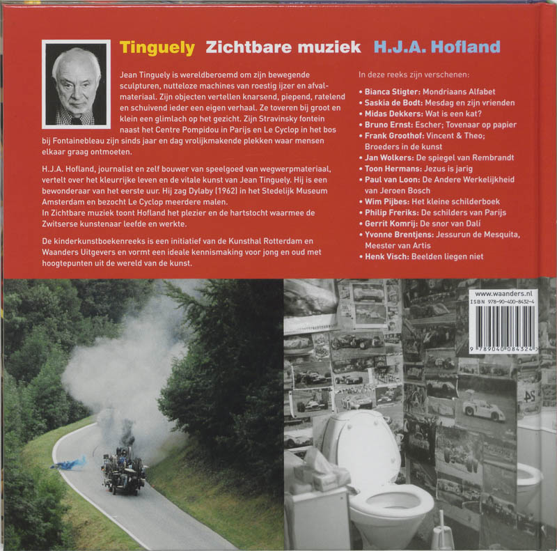 Achterkant van Jean Tinguely