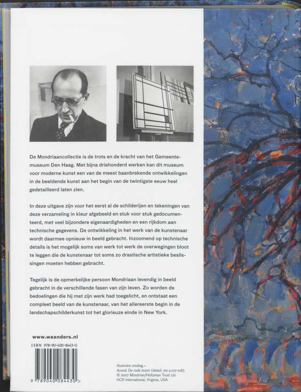 Achterkant van Piet Mondriaan