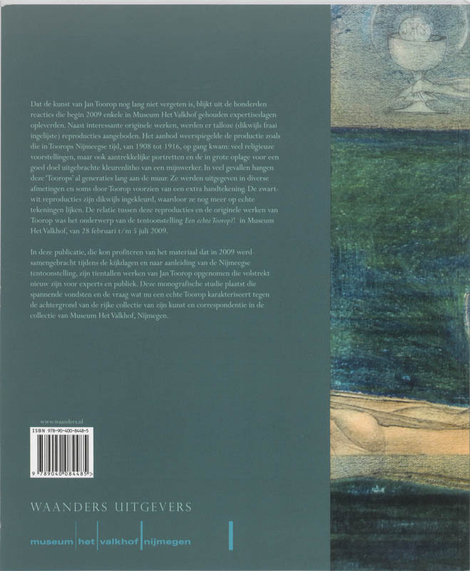 Achterkant van Jan Toorop studies