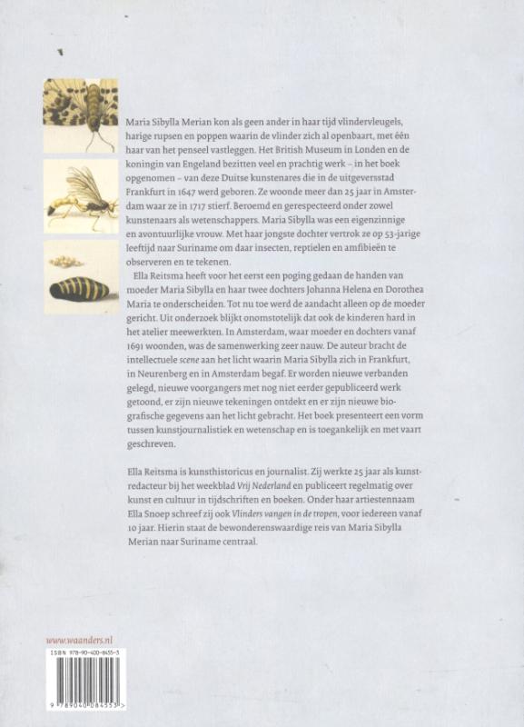 Achterkant van Maria Sibylla Merian en dochters