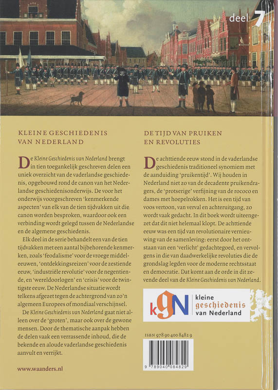 Achterkant van Tijd van pruiken en revoluties 1700-1800
