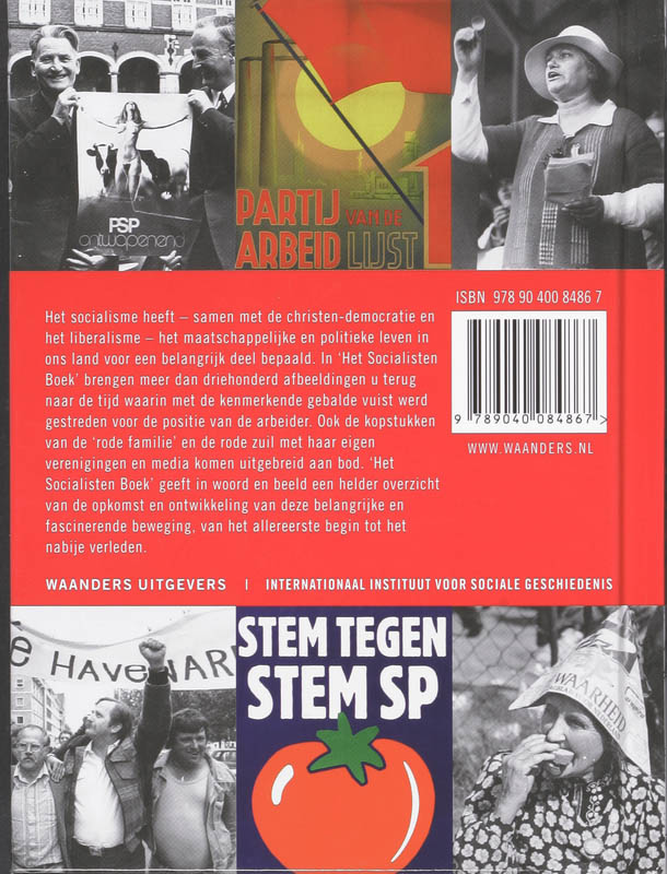 Achterkant van Het Socialisten Boek