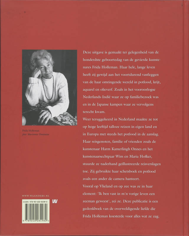 Achterkant van Frida Holleman