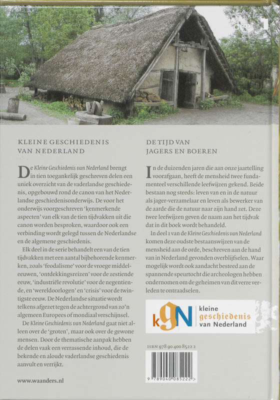 Achterkant van Tijd van jagers en boeren (tot begin jaartelling)