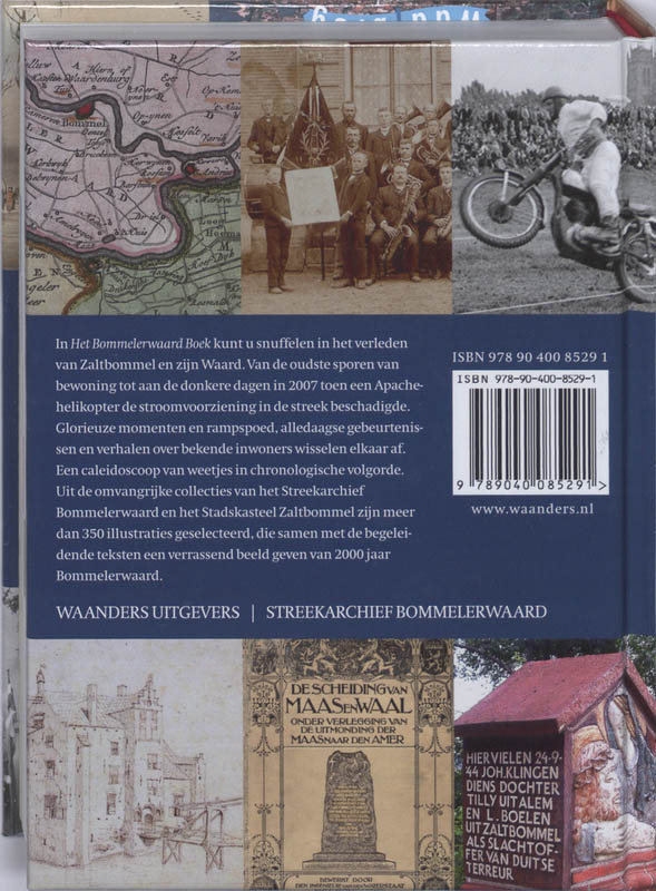 Achterkant van Het Bommelerwaard Boek
