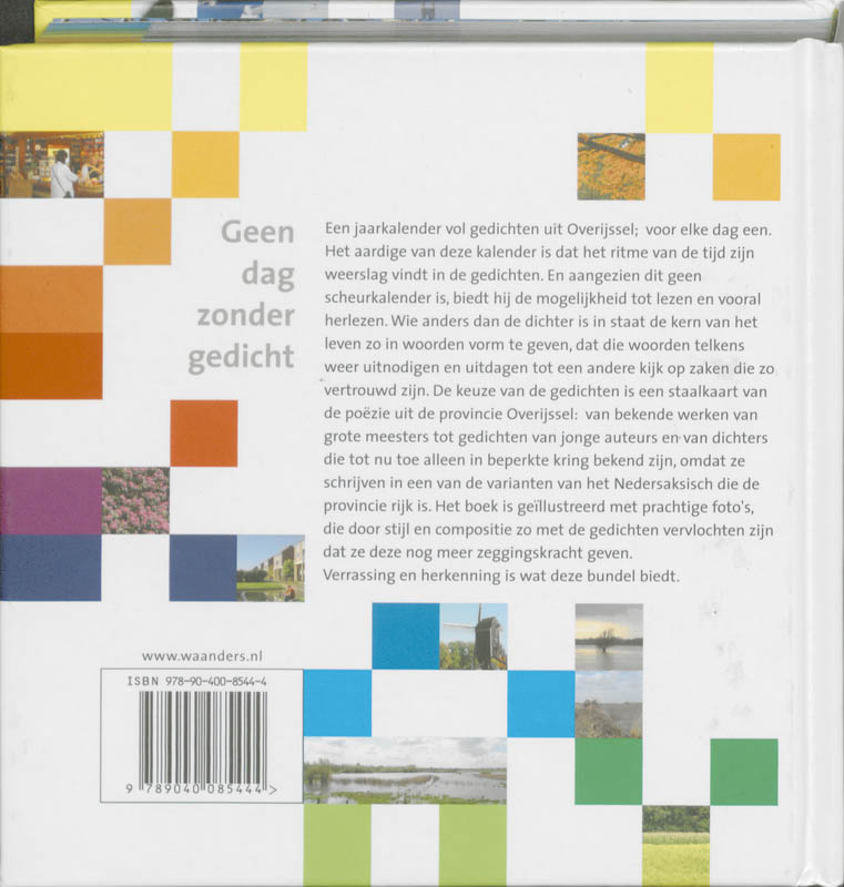Achterkant van Geen dag zonder gedicht