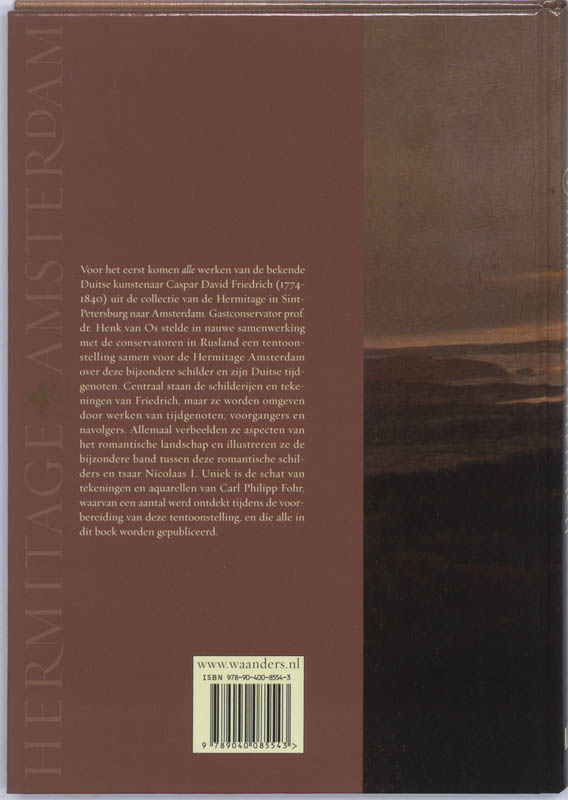 Achterkant van Caspar David Friedrich & het Duitse romantische landschap
