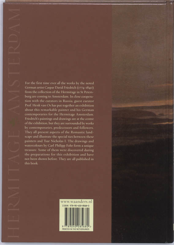 Achterkant van Caspar D. Friedrich & German Romantic Landscape