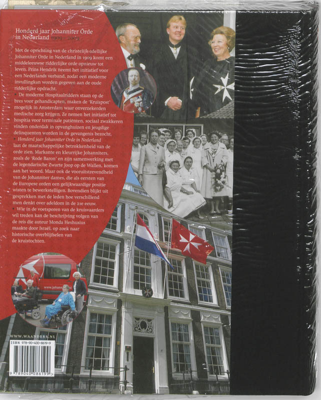 Achterkant van Honderd jaar Johanniter Orde in Nederland 1909-2009