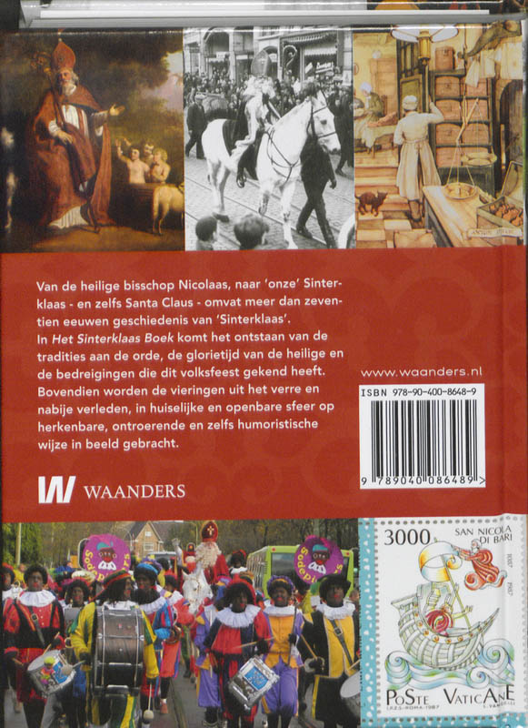Achterkant van Het Sinterklaas Boek