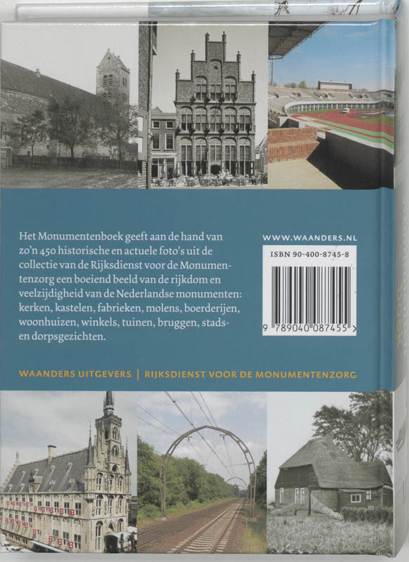 Achterkant van Het Monumentenboek