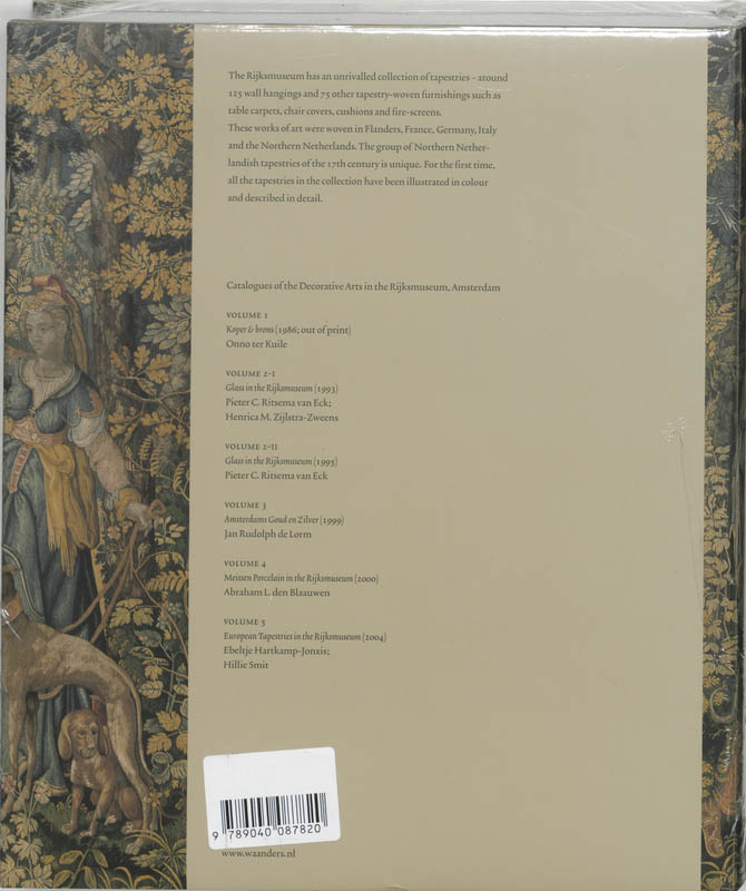 Achterkant van European Tapestries in the Rijksmuseum