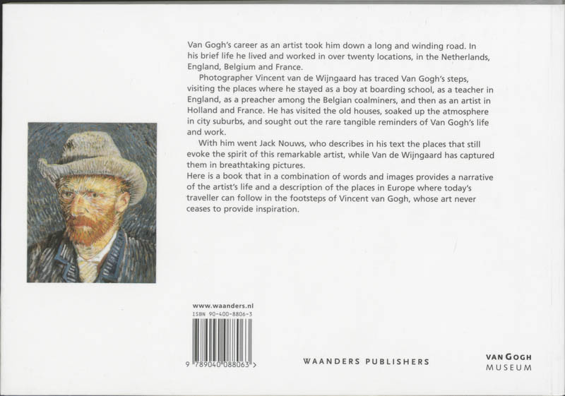 Achterkant van Following Van Gogh
