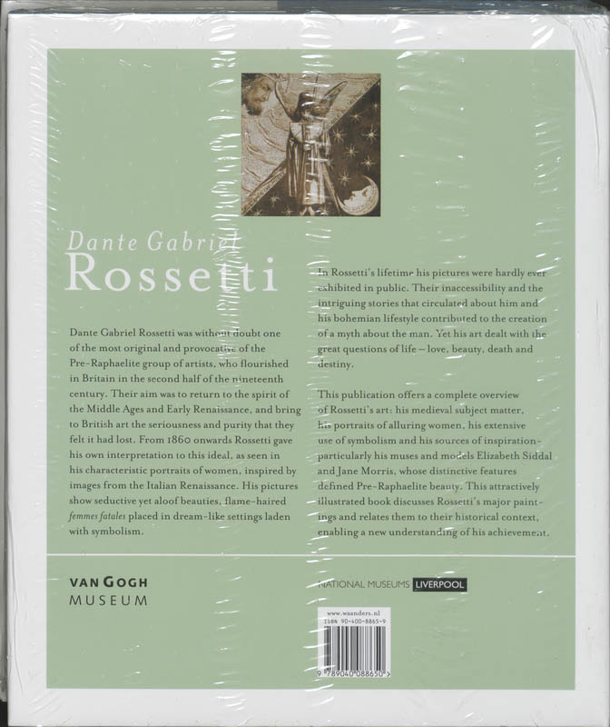 Achterkant van Dante Gabriel Rossetti
