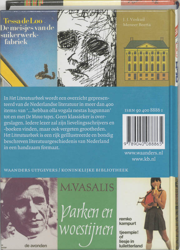 Achterkant van Het Literatuurboek