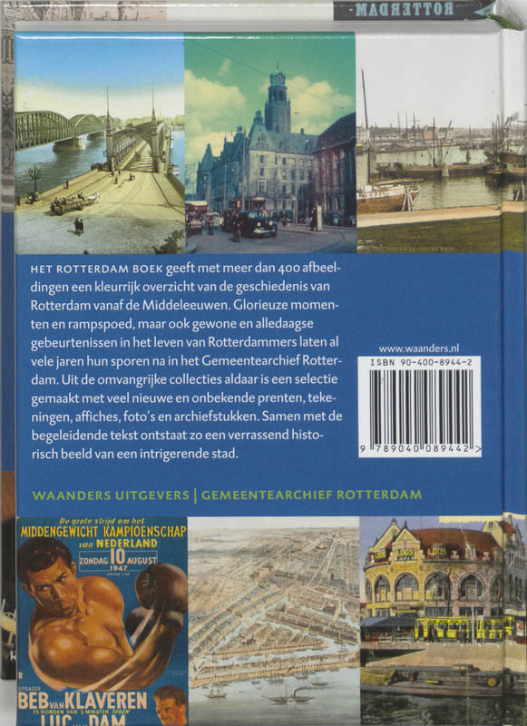 Achterkant van Het Rotterdam Boek