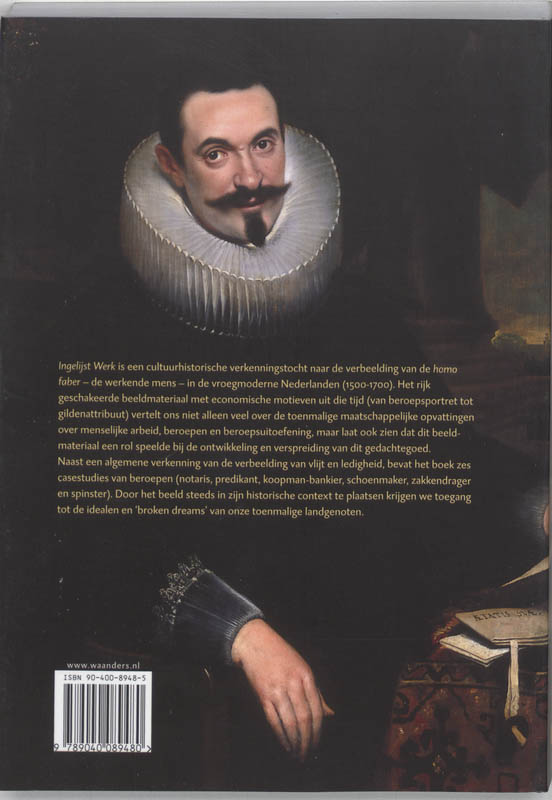 Achterkant van Ingelijst werk
