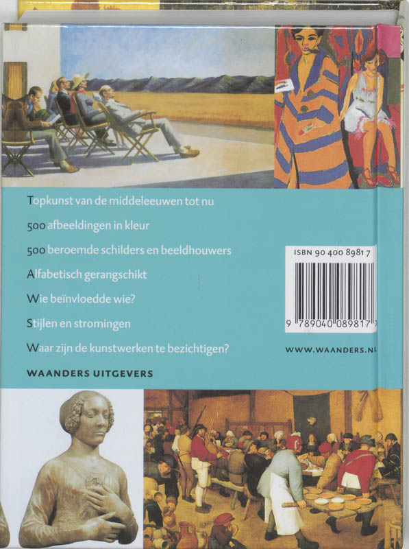 Achterkant van Het kunstboek