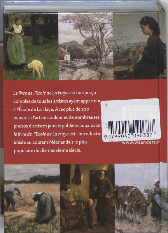 Achterkant van Le Livre de l'ecole de La Haye