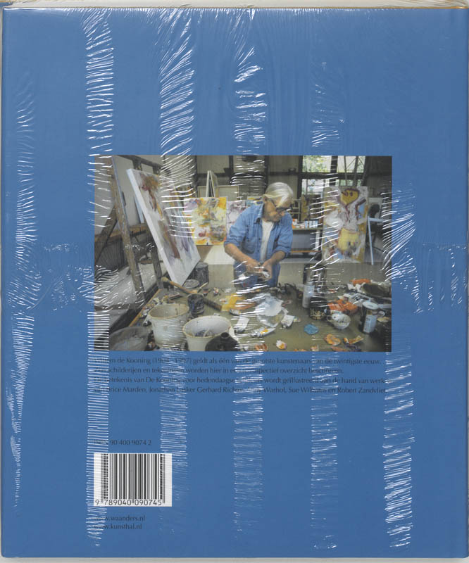 Achterkant van Willem de Kooning - Retrospectief