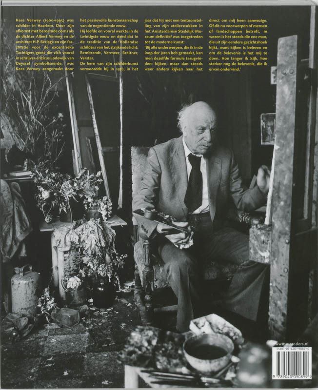 Achterkant van Kees Verwey