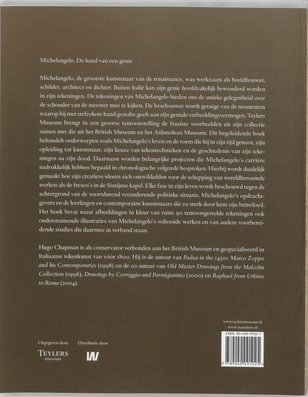 Achterkant van Michelangelo