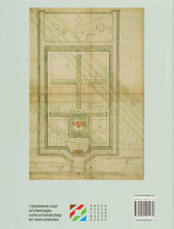 Achterkant van Zeventiende-eeuwse architectuurtekeningen