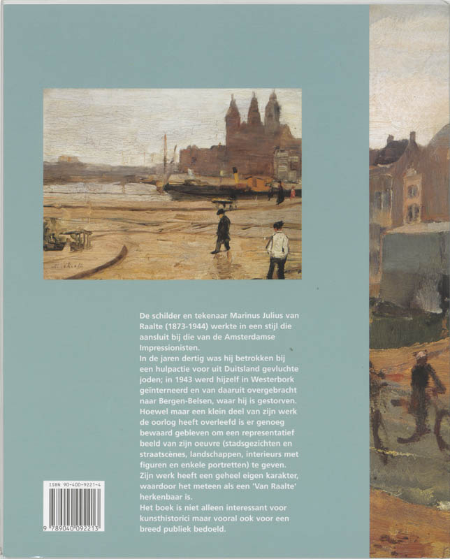 Achterkant van Marinus van Raalte 1873-1944