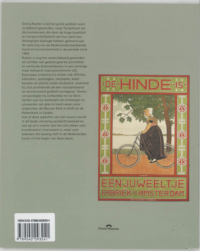 Achterkant van Georg Rueter 1875-1966