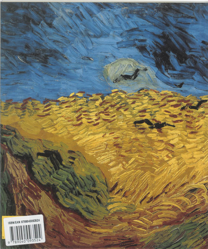 Achterkant van Vincent van Gogh - wheatfield with crows