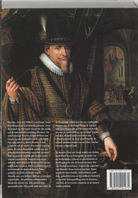 Achterkant van Maurits, Prins van Oranje