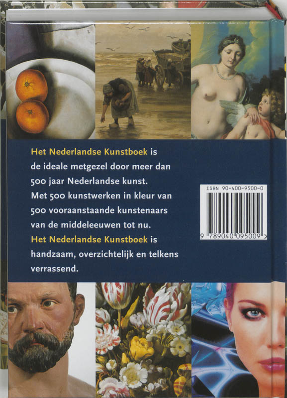 Achterkant van Het Nederlandse Kunstboek