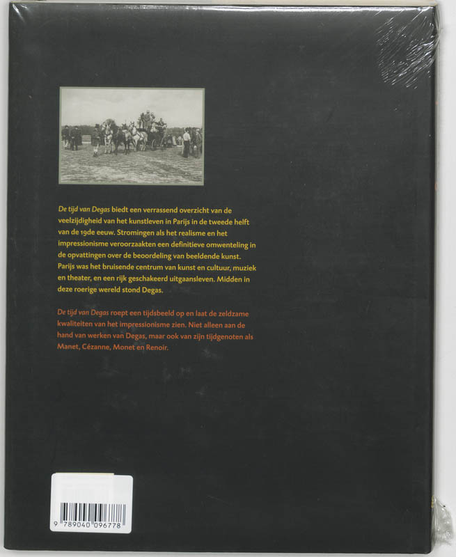 Achterkant van De tijd van Degas